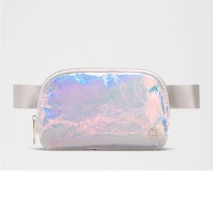 ⭐️NWT⭐️Lululemon Everything Iridescent Belt Bag - Pink Holographic Shine